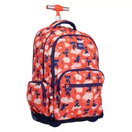 Plecaki - MILAN® Plecak na kółkach 6 zamków błyskawicznych (25 l) seria specjalna Ninjutsu, czerwony - miniaturka - grafika 1