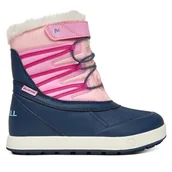 Buty dla dziewczynek - Śniegowce Merrell Snow Bank 5 MK168434 Różowy - miniaturka - grafika 1