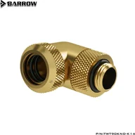 Chłodzenie wodne - Barrow Barrow Multi-Link Adapter Anschluss 90 Grad G1/4 Zoll AG auf 14mm AD Hardtube - drehbar, gold - miniaturka - grafika 1
