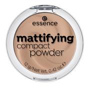 Pudry do twarzy - Essence Mattifying Compact Powder, puder matujący w kompakcie 02 Soft Beige, 11 g - miniaturka - grafika 1