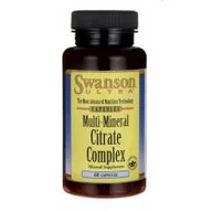 Układ nerwowy - Swanson, Usa Cytryniany Multi Mineral Citrate Complex - suplement diety 60 kaps. - miniaturka - grafika 1