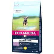 Sucha karma dla psów - Eukanuba Grain Free Puppy Small / Medium Breed, kurczak - 3 kg - miniaturka - grafika 1