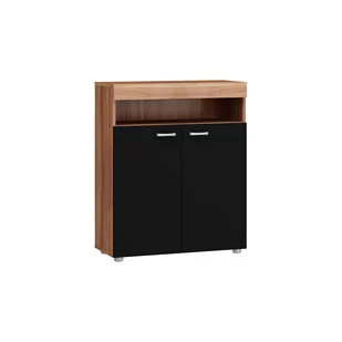 Szafka MAX-03 Max MebloCross Biały Mat / Czarny Połysk - Komody - miniaturka - grafika 1