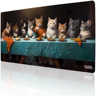 Podkładki pod mysz - PODKŁADKA POD MYSZ MYSZKĘ Ostatnie Jedzonko 100x50 TILT Wodoodporna XL - miniaturka - grafika 1