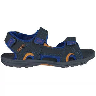 Sandały Kappa Early Ii K Footwear Kids 260373K 6744 czarne granatowe - Buty dla dziewczynek - miniaturka - grafika 1