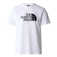 Koszulki sportowe męskie - Koszulka The North Face Easy 0A87N5FN41 - biała - miniaturka - grafika 1