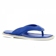 Klapki i japonki damskie - Niebieskie klapki japonki CARINII - Carinii - miniaturka - grafika 1