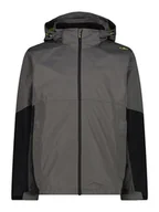 Kurtki i kamizelki sportowe męskie - CMP Kurtka funkcyjna 3w1 w kolorze szarobrązowym - miniaturka - grafika 1