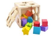 Sortery dla dzieci - Kostka sorter drewniany 676628 - miniaturka - grafika 1