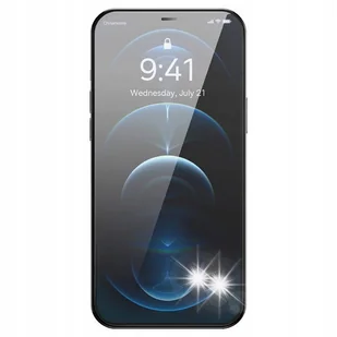 BASEUS WYTRZYMAŁE SZKŁO OCHRONNE HARTOWANE 9H 0.3MM DO IPHONE 12 PRO MAX - Akcesoria do smartwatchy - miniaturka - grafika 1