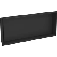 Półki łazienkowe - Mexen X-Wall-NR półka wnękowa bez kołnierza 75 x 30 cm, czarna - miniaturka - grafika 1