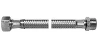 Węże elastyczne - Wężyk z gwintem W-Z w w oplocie ze stali nierdzewnej Viper Plus 1/2" - 1/2" - L 30 - miniaturka - grafika 1