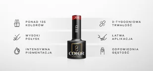 OCHO NAILS Lakier hybrydowy brown 805 -5 g - Lakiery hybrydowe - miniaturka - grafika 6