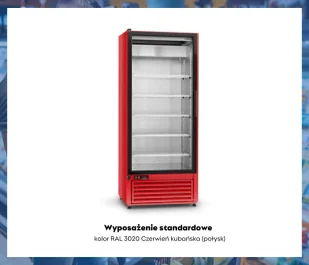 Szafa chłodnicza przeszklona SCh-S 825 ECOline RAPA - Szafy i witryny chłodnicze - miniaturka - grafika 7