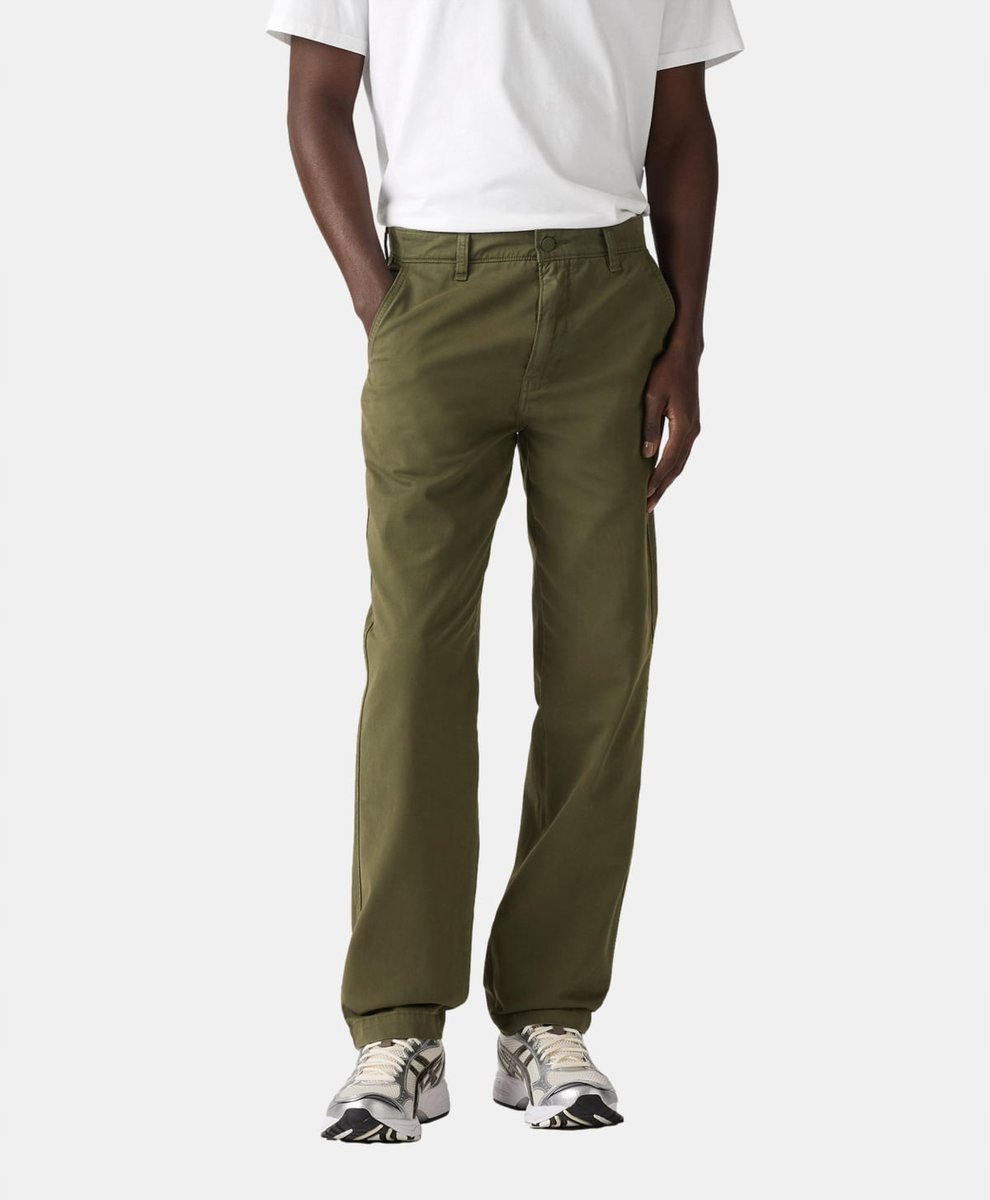 LEVIS SPODNIE CHINOS KLASYCZNE KHAKI 100 BAWEŁNA CASUAL 36/34 7CA