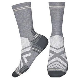 Smartwool Damskie skarpety Hike Zero Cushion Crew, jasnoszare, S - Skarpetki damskie - miniaturka - grafika 1
