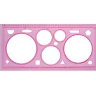 Przybory szkolne - Szablon kreślarski z kołami 20cm 84823 4030969848234 - miniaturka - grafika 1