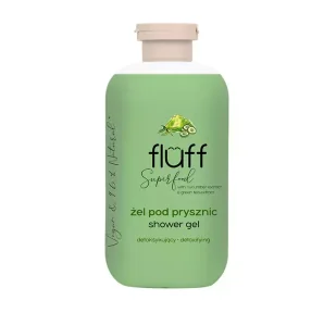 FLUFF SUPERFOOD DETOKSYKUJĄCY ŻEL POD PRYSZNIC OGÓREK I ZIELONA HERBATA 500ML - Kosmetyki do kąpieli - miniaturka - grafika 1