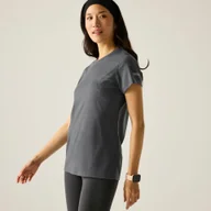 Koszulki i topy damskie - Regatta Koszulka damska Escade Szary, Merino Wool, Rozmiar: 38 - miniaturka - grafika 1