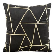 Poszewki na poduszki - Poszewka 45 x 45 Eurofirany Velvet Blink29 Czarny - miniaturka - grafika 1