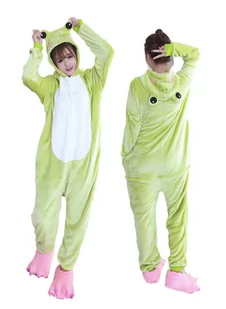 Żaba Żabka Piżama Kigurumi Onesie Dzieci 170 - Piżamy chłopięce - miniaturka - grafika 1