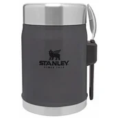 Termosy - Termos Obiadowy Ze Sztućcem Classic - 0,4 L Charcoal / Stanley - miniaturka - grafika 1