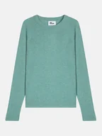 Swetry damskie - Just Cashmere Kaszmirowy sweter "Jane" w kolorze turkusowym - miniaturka - grafika 1