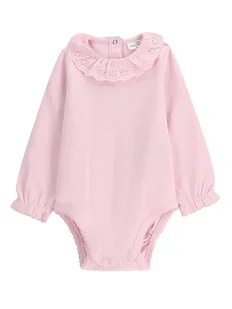 Coccodrillo Body WC5112101NGN Różowy Regular Fit - Body dla niemowląt - miniaturka - grafika 1