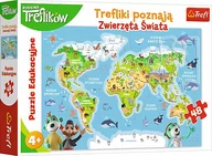 Puzzle - Trefl Puzzle Edukacyjne Trefliki poznają zwierzęta - miniaturka - grafika 1