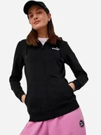 Bluzy damskie - Bluza damska rozpinana Puma Ess Small Logo Full-Zip Hoodie Tr 58681301 XS Czarna (4063697178960). Bluzy damskie streetwear - miniaturka - grafika 1