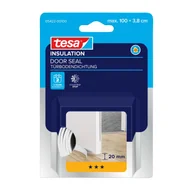 Akcesoria do drzwi - Tesa Uszczelka drzwiowa piankowa 38mm x 1m biała - miniaturka - grafika 1