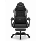 Fotele gamingowe - Fotel CABRO C501 Czarno-Szary - miniaturka - grafika 1