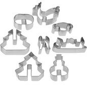 Pozostałe akcesoria świąteczne - La Cucina Foremki do ciasteczek 8 sztuk świąteczne kształty 170450200 - miniaturka - grafika 1