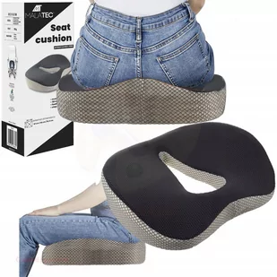 Poduszka Ortopedyczna Do Siedzenia Na Krzesło Fotel Do Auta Pianka Memory - Poduszki na krzesła - miniaturka - grafika 1