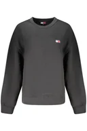 Portfele - TOMMY HILFIGER BLUZA BEZ ZAMKA DAMSKA CZARNA - miniaturka - grafika 1