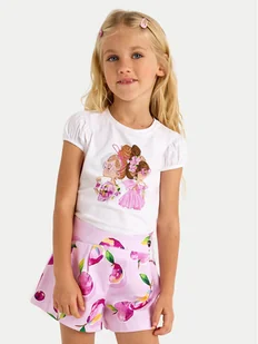 Mayoral Szorty materiałowe 3905 Różowy Regular Fit - Spodenki damskie - miniaturka - grafika 1