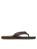 Klapki i japonki męskie - Quiksilver Japonki AQYL101302 Brązowy - miniaturka - grafika 1