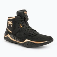 Pozostałe akcesoria do sportów walki - Buty bokserskie Venum Elite Wrestling black/bronze - miniaturka - grafika 1