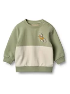 Bluzy i sweterki niemowlęce - Wheat Bluza "Carly" w kolorze zielono-kremowym - miniaturka - grafika 1