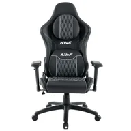 Fotele gamingowe - Fotel dla gracza gamingowy ergonomiczny krzesło czarny G6071 - miniaturka - grafika 1