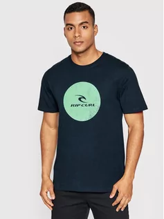 Koszulki i topy damskie - Rip Curl T-Shirt Corp Icon CTEXB9 Granatowy Relaxed Fit - grafika 1