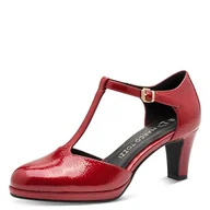 Czółenka - Marco Tozzi Damskie czółenka 2-24419-45, DK.RED PAT, 38 EU, Dk Red Pat, 38 EU - miniaturka - grafika 1