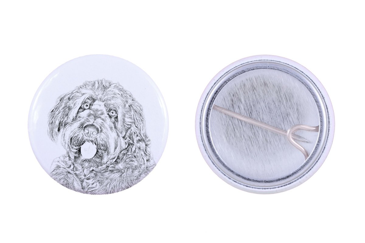 Otterhound, Pies na wydry - przypinka z twoim psem, dodaj własne foto, marka Art-Dog