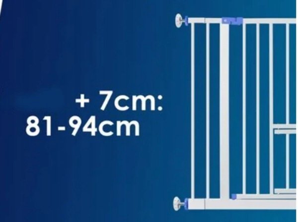 Zestaw poszerzeń do bramki ochronnej KESSER – 7 cm, 14 cm, 28 cm