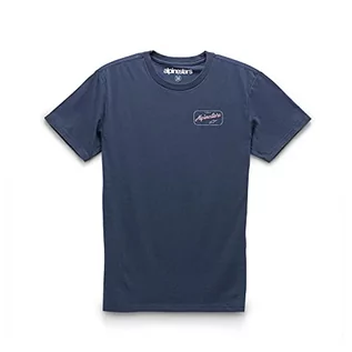 Koszulki męskie - Alpinestars Męski T-shirt Turnpike morski S - grafika 1