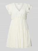 Sukienki - Sukienka koronkowa lekko rozkloszowana z czystej bawełny model ‘HELENA’ - miniaturka - grafika 1