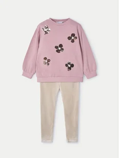 Mayoral Komplet bluza i legginsy 4706 Różowy Regular Fit - Legginsy - miniaturka - grafika 1