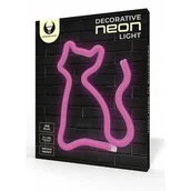 Pozostałe oświetlenie - Neon LED kot różowy FLNEO4 forever light - miniaturka - grafika 1