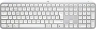 Klawiatury - Logitech MX Keys S klawiatura Uniwersalne RF Wireless + Bluetooth QWERTZ Swiss Aluminium, Biały 920-011572 - miniaturka - grafika 1