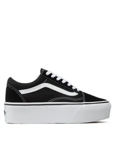 Vans Tenisówki Old Skool Stac VN0A7Q5M6BT1 Czarny - Trampki damskie - miniaturka - grafika 1